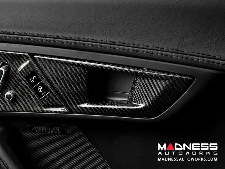 Jaguar F-Type Interior Trim - Carbon Fiber - Interior Door Handle Cover Kit